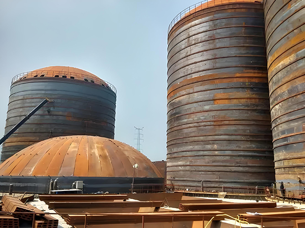 临湘焦粉钢板仓